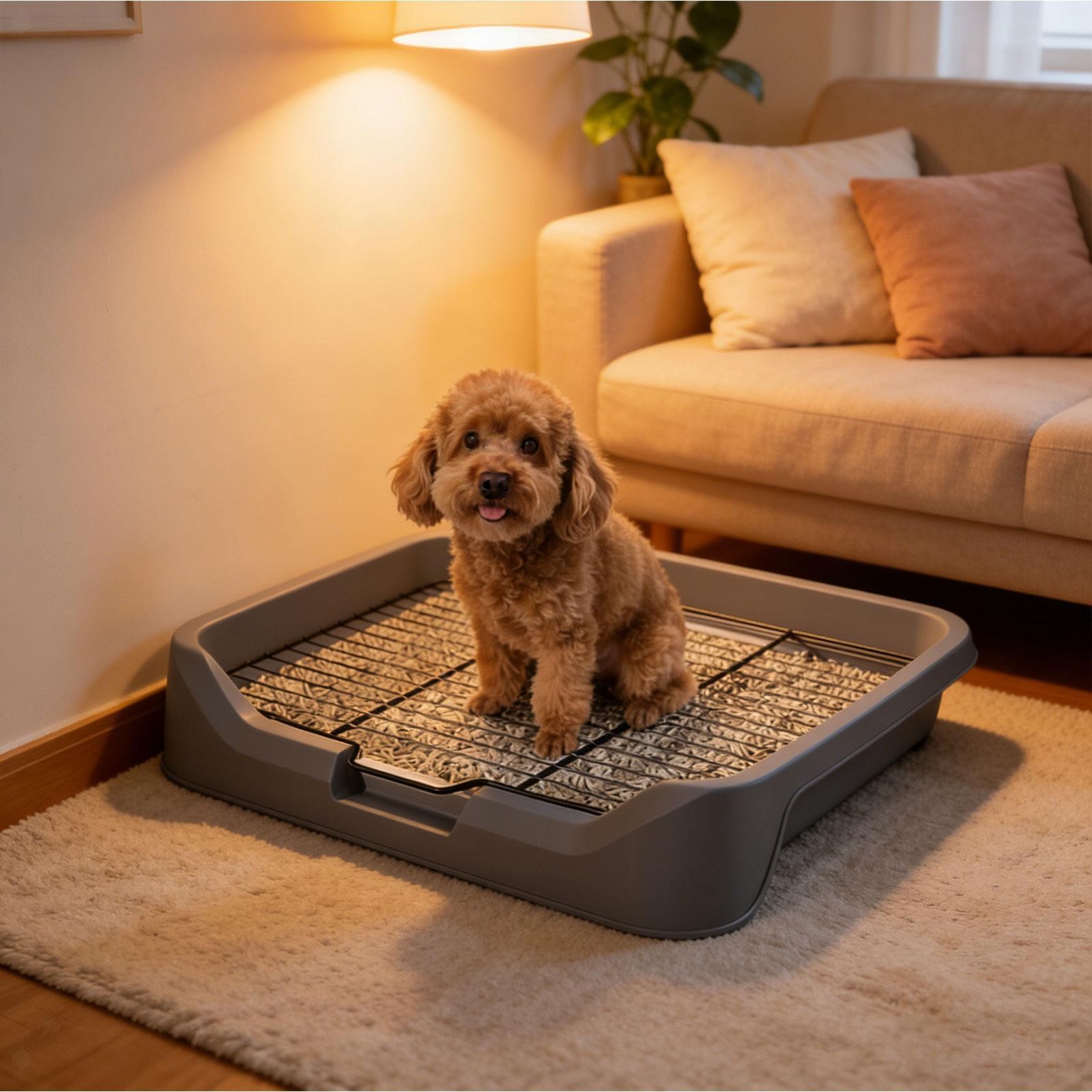 Toilette per cani con porta tappetino per cuccioli