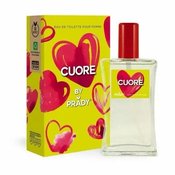 Eau de toilette Prady Cuore réveillez vos sens avec cette fragrance romantique