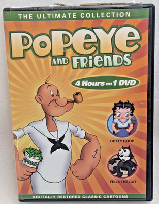 Popeye and Friends Ultimate Collection 4+ Hours Cartoons (DVD, 2007, GT Media)