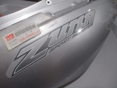 NOS Yamaha OEM Fairy Silver Side Cover 2 2003 ZUMA YW50R BWS100
