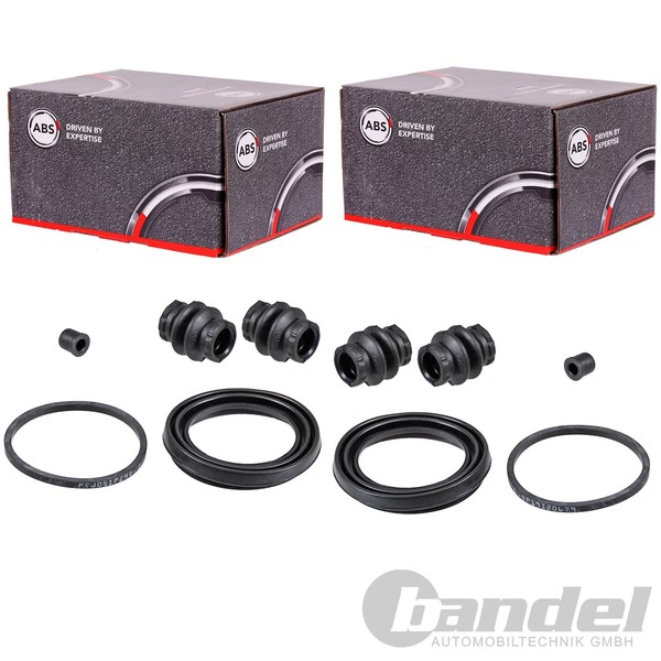 2X A.B.S. Bremssattel RAPARATUR-SATZ Vorne Passend FüR CitroËN C2 C3 Ford B-MAX-image