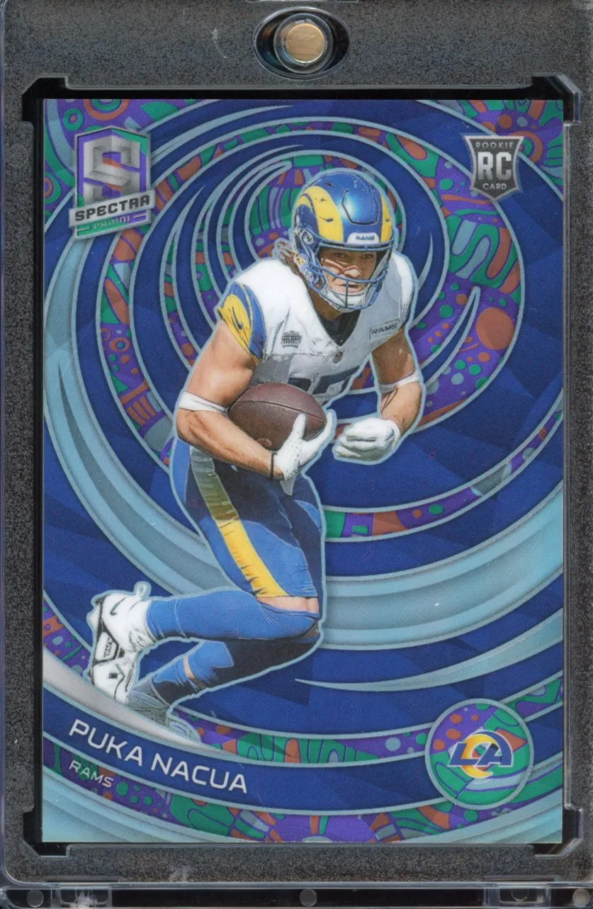 2023 Panini Spectra Puka Nacua Psychedelic Rookie /5 #189