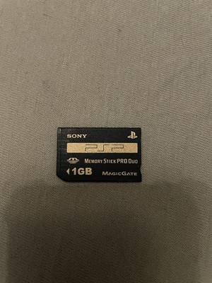 SONY Playstation portable  Psp Memory Stick Pro Duo 1 GB Magic Gate