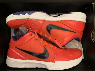 DS 10.5 Nike Kobe 4 IV Protro UNDFTD Phoenix Suns Booker Team Orange