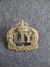  Leicestershire Yeomanry (Prince Albert's Own) Cap Badge re,strike copy