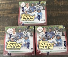 (3) 2022 Topps Holiday MEGA Factory Sealed Box RALEIGH  WITT JR. Rodriguez RC