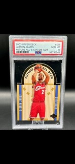🔥🔥2003 Upper Deck Future All Star Die Cut LeBron James #E15 PSA10 Rookie🔥🔥