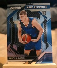 2024-25 Panini Prizm Draft Picks - New Recruits Nikola Topic #16 (RC)