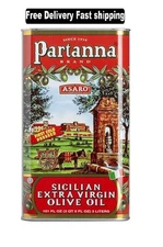 Partanna Extra Virgin Olive Oil 101 Ounce Tin