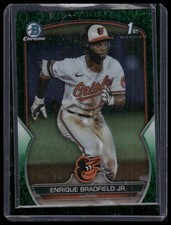 2023 Bowman Draft #BDC-188 Enrique Bradfield Jr. Chrome Green Grass /99
