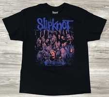 Officially Licensed Double-Sided Slipknot Welcome to 1999 Black T-Shirt Merch