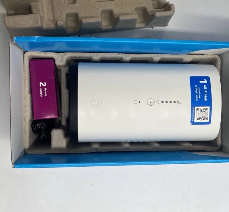 AT&T BGW530-900 All-Fi Hub Wireless WiFi Router Gateway 2-Port Gigabit ...