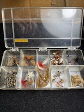 Lot of Vintage Fly Fishing Lures Flies Popper Deer Hair Trout Salmon Estate find