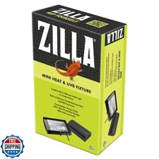 Zilla Reptile Terrarium Enclosure Mini Heat and UVB Light Fixture Bulb Sold