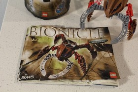 Bionicle Visorak Lot 8742 8744 8745 8746 w/ Cans & Manuals &ndash; See Desc