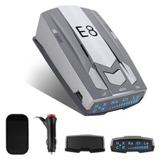 Car Radar Detector, Long-Range Detection, Voice Alarms, with LED Display
