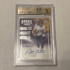 Adam Thielen 2016 Contenders #245 RC Auto BGS 9.5 Rookie Ticket Auto