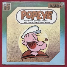 POPEYE ORIGINAL RADIO BROADCAST LP MINT SEALED! (1977) GOLDEN AGE RECORDS POPEYE ORIGINAL RADIO BROADCAST LP MINT SEALED! (1977) GOLDEN AGE RECORDS