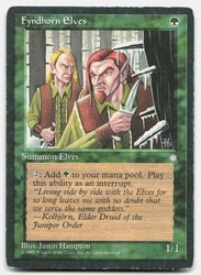 Fyndhorn Elves #132 Ice Age Magic: The Gathering