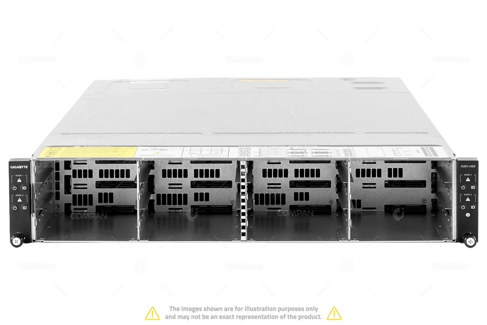 Gigabyte HDS H261-H60 12LFF 8x Xeon Gold 6234 4TB RAM 4x 960GB SSD Rails - Image 2 of 4