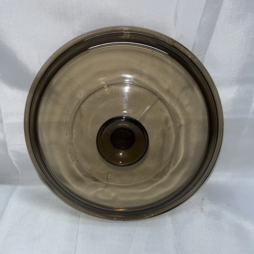 Vintage PYREX Amber Colored lid for 2.5L sauce pan N-2.5-C vision Corning