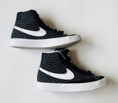 Nike Blazer Mid 77 GS Black Polka Swoosh DC9197-001 Size 4.5Y