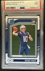 2024 Panini Donruss Optic Drake Maye Rated Rookie #229 Patriots PSA 9