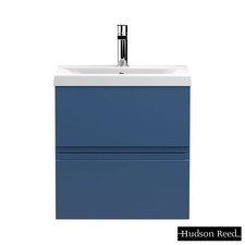 Hudson Reed Urban 500mm Wall Hung 2-Drawer Vanity Unit & Basin 1 - URB302A