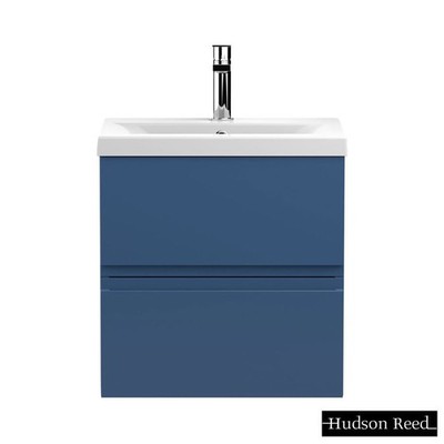 Hudson Reed Urban 500 mm wandhängend 2 Schubladen Waschtischunterschrank & Waschbecken 1 - URB302A