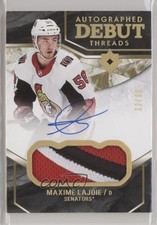 2018-19 Ultimate Collection Debut Threads 32/99 Max Lajoie Maxime Patch Auto au7