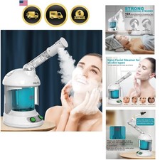 Facial Steamer - Ozone Steamer with 360 Rotatable Arm - 40 Min Steam Time - ...
