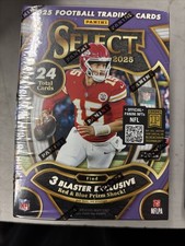 2025 Panini SELECT Football NFL Trading Cards Factory Sealed Blaster Box