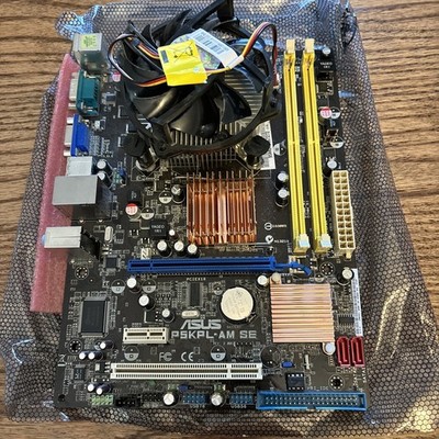 ASUSTeK COMPUTER P5Q SE PLUS, LGA775 Socket, Intel Motherboard With Fan Motor