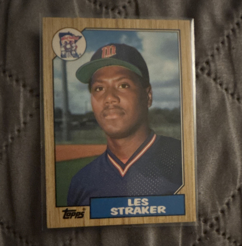 Topps 1987 Traded Les Straker Rookie #118T Minnesota Twins MLB Baseball Card