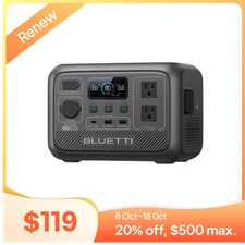 BLUETTI AC2A 300W 204Wh Portable Power Station for Hiking Camping