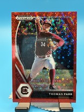 2021 Panini Prizm Draft Picks Thomas Farr Red Donut Circle Prizm /99 #PDP150
