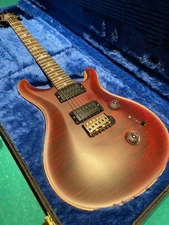 2021 PRS Paul Reed Smith Custom 24 Wood Library 10 Top Satin Black Cherry Guitar