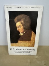 W. A. Mozart and Salzburg: A Guide to the Memorial Sites 1990 Brochure Biography