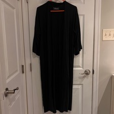 Victoria's Secret Black Long Kimono Robe
