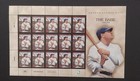 George Herman Ruth / Babe Ruth 32C U.S. Sheet of 15 uncut Stamps — photo 1