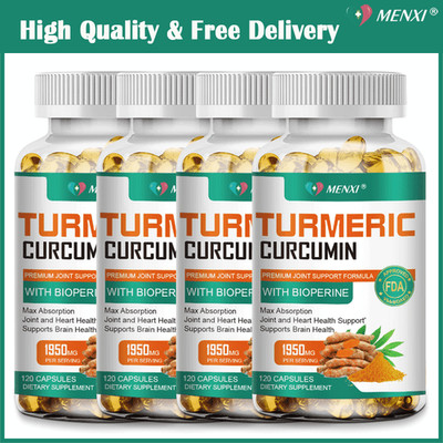 Turmeric Curcumin 95% 2000mg with BioPerine Black Pepper Extract Highest Potency