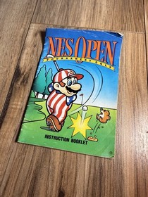 NES Open Tournament Golf with Mario and Luigi Nintendo NES Cartridge & Manual