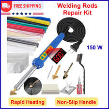150W LED Digital Adjustable Temp Plastic Welder 4 Tips 3 IN 1 Soldering Iron Kit