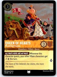 Queen of Hearts - Wonderland Empress 20/204 Into the Inklands Cold Foil