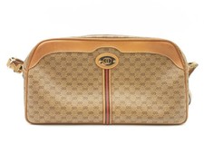 Gucci Vintage Micro Gg Canvas Sherry Line Shoulder Bag Sd0126lzxde