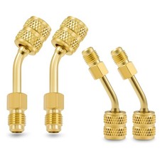 R410a Angled Adapters 5/16" to 1/4" Mini Split Fittings for Air Conditioning