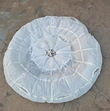 1PC Aerospace Vintage Military Supply Drop Parachute Diameter 2m/6.5ft