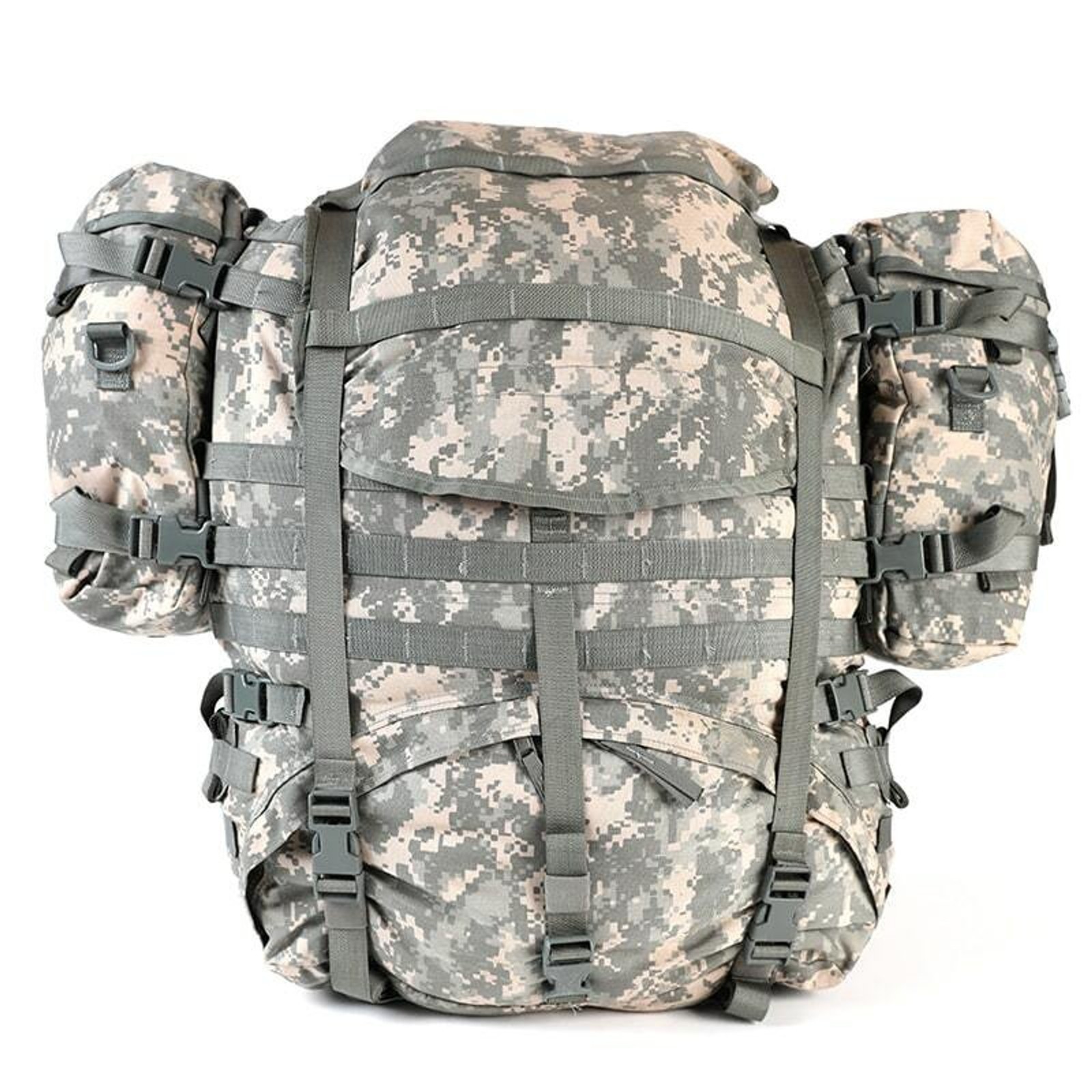 Mochila grande US MILITARY MOLLE II paquete de campo marco completo bolsas correas ACU