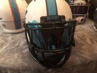 TYREEK HILL SIGNED MIAMI DOLPHINS LUNAR FULL SIZE AUTHENTIC HELMET, VISOR, 3D  — photo 2