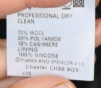 Marks and Spencer Men's Black Pea Coat Medium - Image 3 of 4